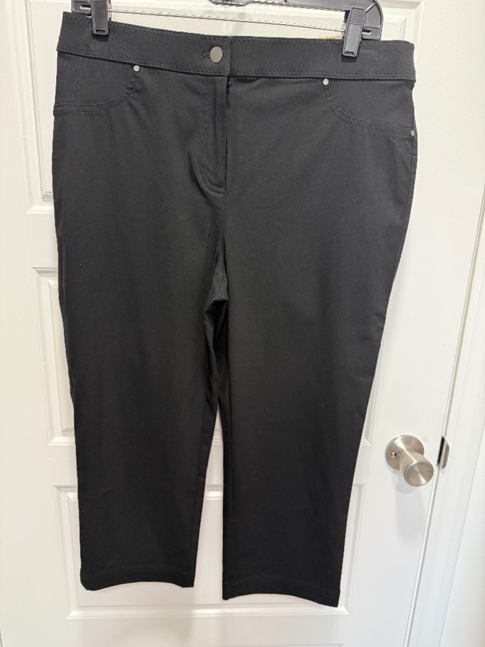 Black Chicos, capris new with tags.